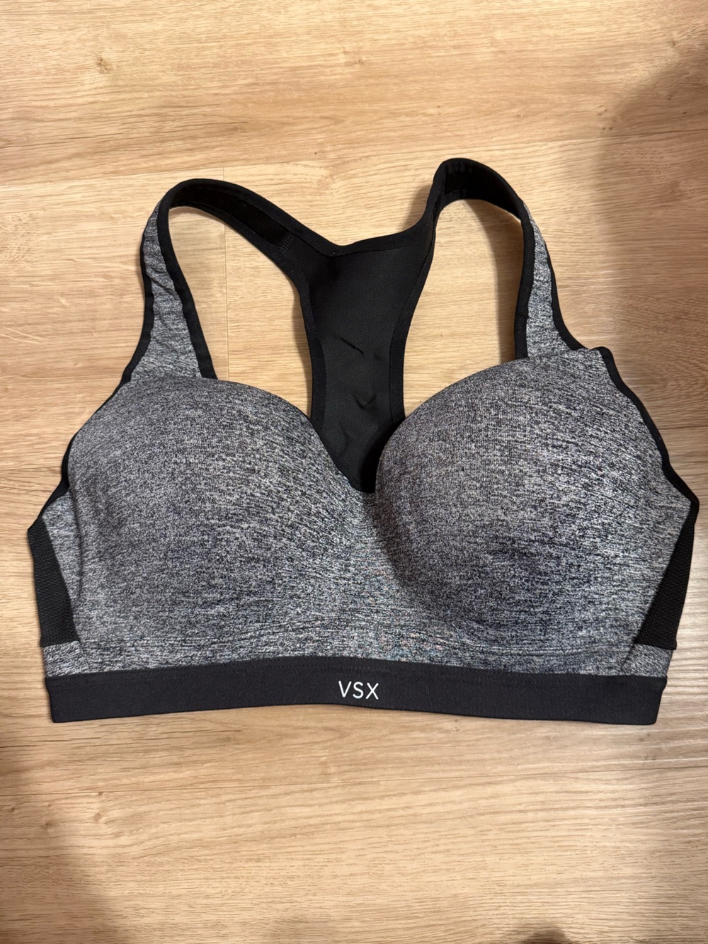 VSX Gray Racerback Sports Bra